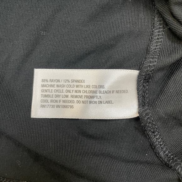 A New Day Women's Black Cowl Neck Long Sleeve Blouse Top Size XXL - Picture 5 of 5